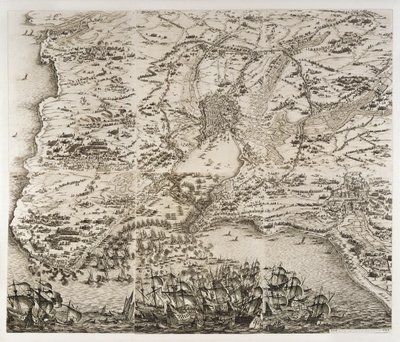 Die Belagerung von La Rochelle von Jacques Callot