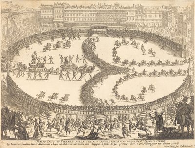 Ansicht des Festes von Jacques Callot