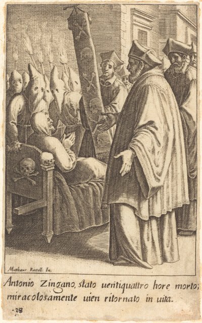 Antonio Zingano von Jacques Callot after Matteo Rosselli