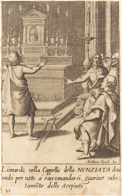 Lionardo von Jacques Callot after Matteo Rosselli