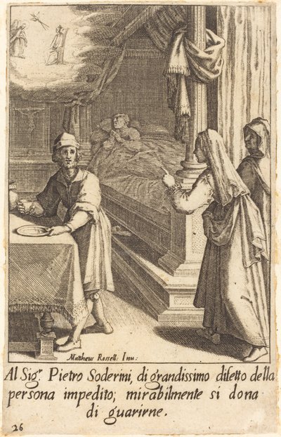 Pietro Soderini von Jacques Callot after Matteo Rosselli
