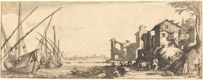 Der kleine Hafen von Jacques Callot or Follower of Jacques Callot