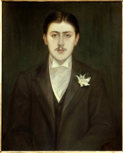 Porträt von Marcel Proust, französischer Schriftsteller von Jacques Emile Blanche