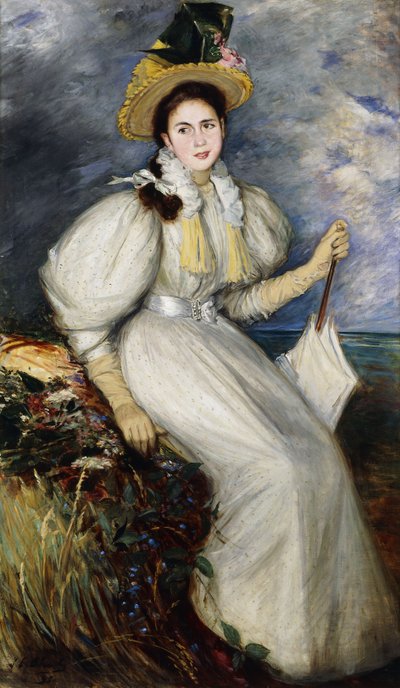 Porträt einer jungen Frau, 1895 von Jacques Emile Blanche