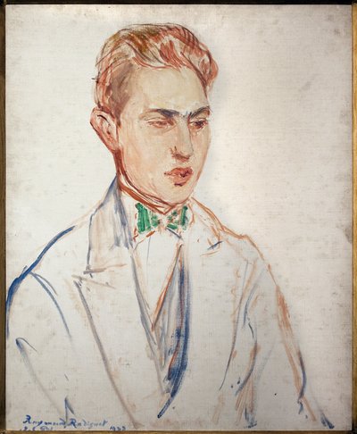 Studie für das Porträt von Raymond Radiguet (1903-1923) von Jacques Emile Blanche