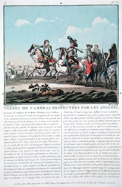 Die Gebiete von Cambrai werden von den Engländern respektiert, graviert von Jean Baptiste Morret von Jacques Francois Joseph (after) Swebach