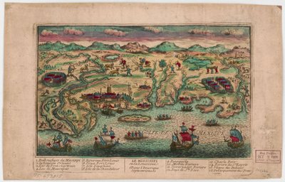 Der Mississippi oder Louisiana in Nordamerika von Jacques François Chéreau