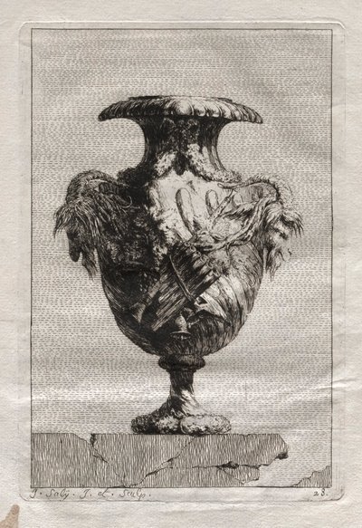 Vasensuite: Platte 28 von Jacques François Saly