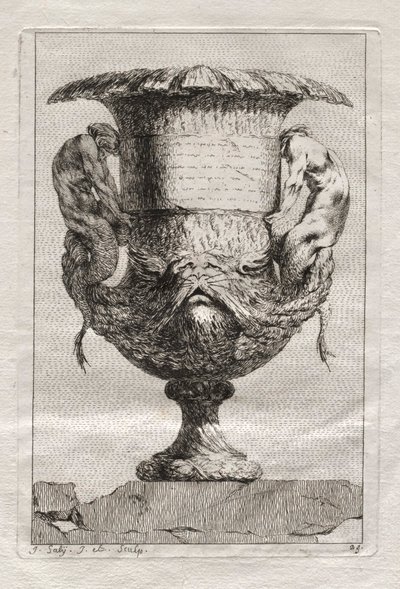 Vasensuite: Platte 29 von Jacques François Saly