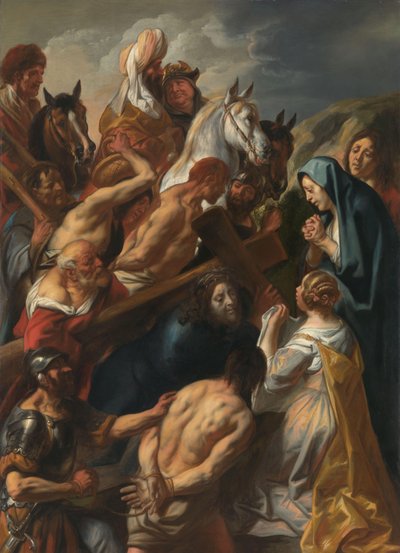 Christus auf dem Weg nach Golgatha von Jacques Jordaens