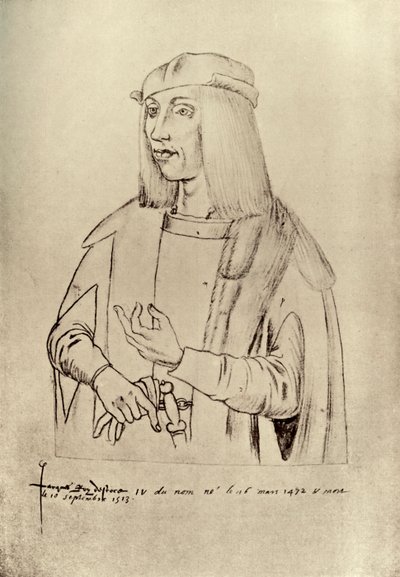 James IV, König von Schottland, 1909 von Jacques Leboucq