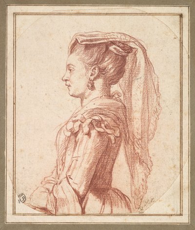 Eine junge Frau aus Frascati von Jacques Louis David