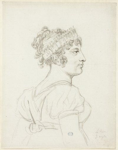 Büste von Caroline Bonaparte, Prinzessin Murat, Königin von Neapel von Jacques Louis David