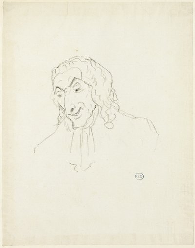 Büste eines Mannes mit Jabot von Jacques Louis David