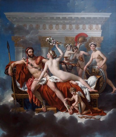 Mars désarmé par Vénus von Jacques Louis David