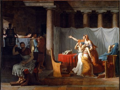 Die Liktoren bringen Brutus die Leichen seiner Söhne von Jacques Louis David