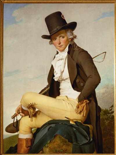 Porträt von Pierre Seriziat von Jacques Louis David