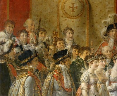 Krönung Napoleons in Notre-Dame von Jacques Louis David