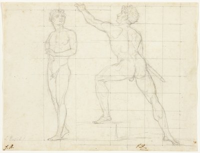 Studie für "Die Verteilung der Adler" von Jacques Louis David