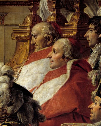 Der Ritus Napoleons (Detail) von Jacques Louis David