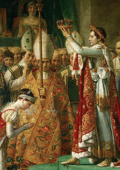 Die Krönung von Kaiser Napoleon I. Bonaparte von Jacques Louis David