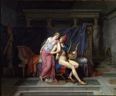 Die Liebschaften von Paris und Helena von Jacques Louis David