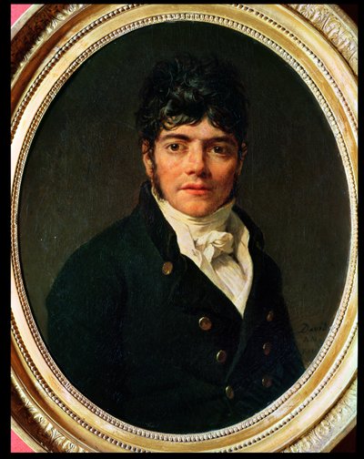 Medallion-Porträt des Comte Esteve, 1804 von Jacques Louis David