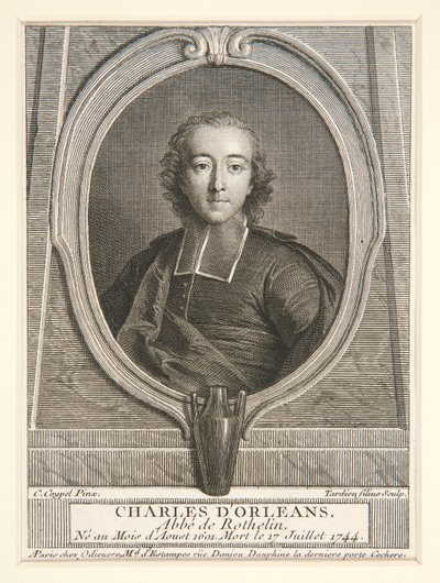 Porträt von Charles d von Jacques Nicolas Tardieu