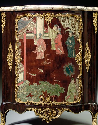 Paar Louis XV Coromandel-Eckschränke, Mitte 18. Jahrhundert von Jacques Philippe Carel