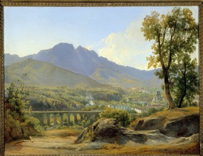 Landschaft, Blick von der Villa Cava von Jacques Raymond Brascassat