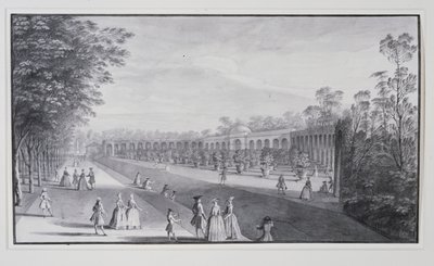 Orangerie und Ha-Ha, Lord Burlingtons Villa von Jacques Rigaud