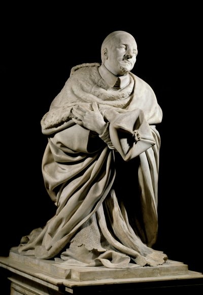 Denkmal zu Ehren von Kardinal Pierre de Berulle (1575-1629), Gründer der Säkularen Kongregation des Oratoriums von Jacques Sarazin