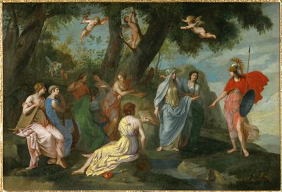Minerva und die Musen von Jacques Stella