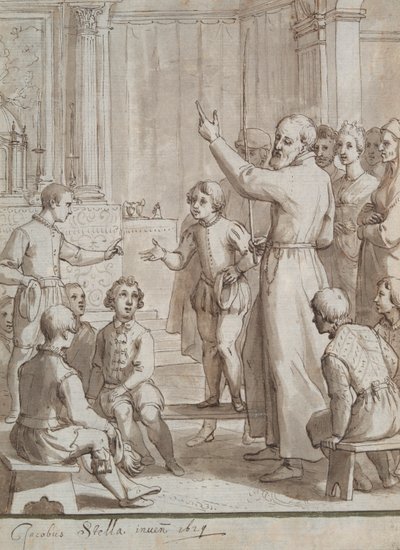 Der heilige Philipp als Lehrer von Jacques Stella