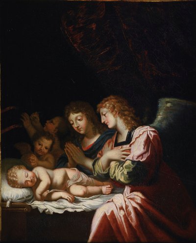 Die Anbetung der Engel von Jacques Stella