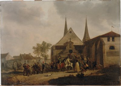 Plünderung einer Kirche während der Revolution, um 1793 von Jacques Swebach Desfontaines