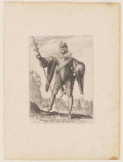 Oberstleutnant, aus Offiziere und Soldaten der Leibgarde von Kaiser Rudolf II von Jacques de Gheyn II
