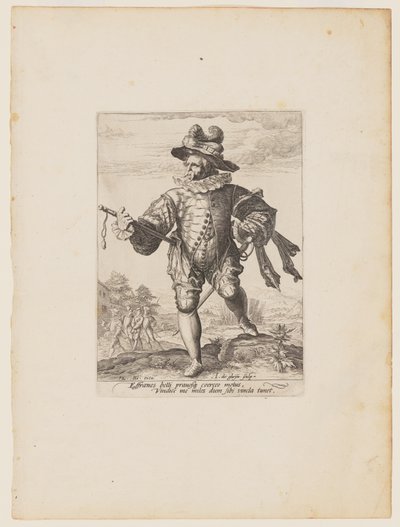Probst, aus Offiziere und Soldaten der Leibgarde von Kaiser Rudolf II von Jacques de Gheyn II