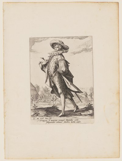 Schatzmeister, aus Offiziere und Soldaten der Leibgarde von Kaiser Rudolf II von Jacques de Gheyn II