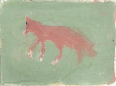 Abstrakter Roter Fuchs von Jacqui Orly Ammon