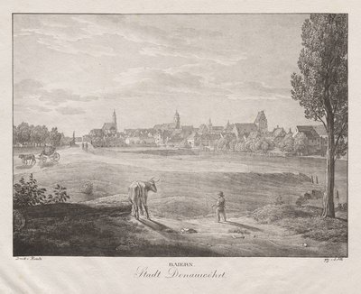 Bayern, Stadt Donauwörth von Jakob Alt