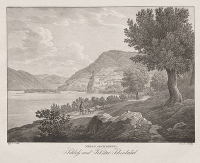 Niederösterreich, Schloss und Kloster Schönbühel von Jakob Alt