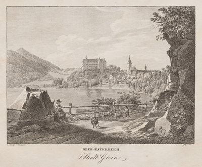 Oberösterreich, Stadt Grein von Jakob Alt