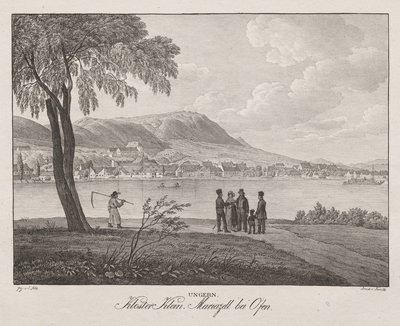 Ungarn, Kloster Klein-Mariazell bei Ofen von Jakob Alt