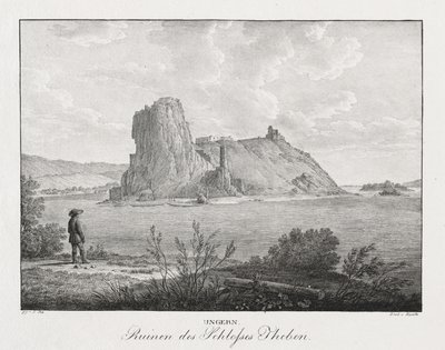 Ungarn, Ruinen des Schlosses Theben von Jakob Alt