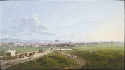 Blick auf Wien vom Spinner am Kreuz von Jakob Alt