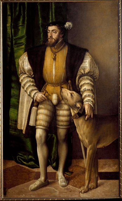 Porträt von Karl V., Kaiser von Deutschland von Jakob Seisenegger