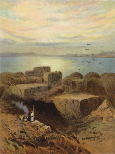 Ruinen von Babylon und hängende Gärten von James (after) Clark