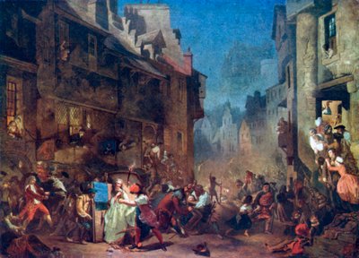 Der Porteous-Mob von James (after) Drummond