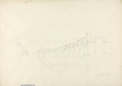 Tempel über der Quelle in Zaghouan von James 1730 94 Bruce